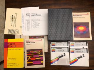 Vtg 1979/80 Apple Ii Computer Pascal Manuals: Floppy Disk Operating System Nib