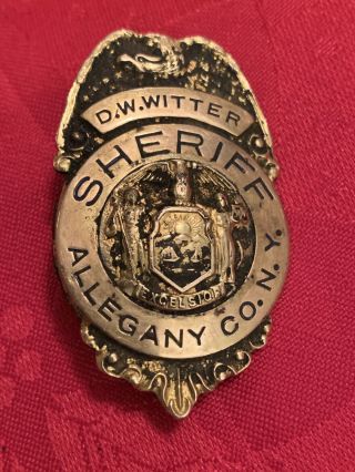Vintage Obsolete Badge Allegany Sheriff’s Department York