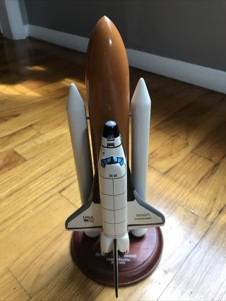 Nasa Challenger Space Shuttle 1/200 Scale 12 " Tall - Toys & Models Corporation