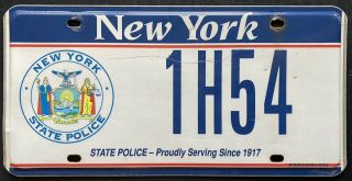 2010 Obsolete Expired York State Police License Plate Troopers Dsp