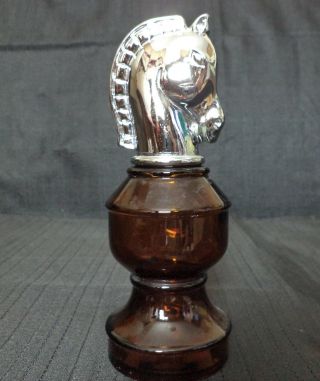 Avon Vintage Collectible 1974 The Knight Chess Piece Tribute Cologne (empty)