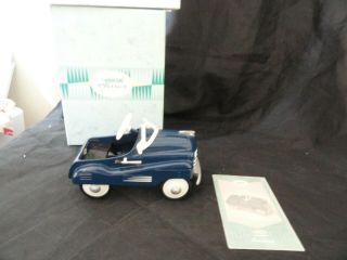 Large Hallmark Kiddie Car Classics Pedal Car 1948 Pontiac Qhg9026 Blue Mib