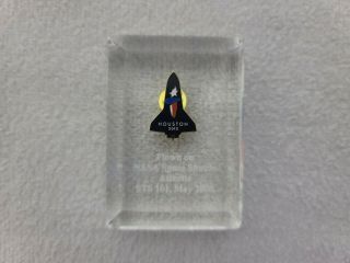 Flown On Nasa Space Shuttle Atlantis Sts101,  May 2000 | Lucite