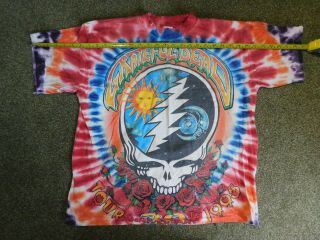 The Grateful Dead Vintage T - Shirt Xl Tie - Dye 1995 Summer Tour 30th Anniversary