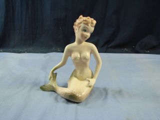 Vintage Larry Nunn Designs Ceramic Mermaid 1950 
