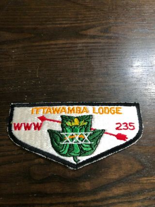 Oa Ittawamba Lodge 235 S7 30th Ann Flap Np