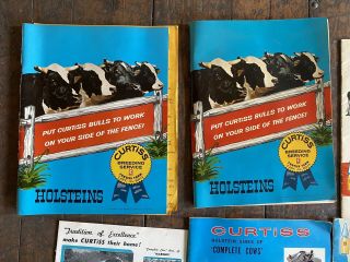 1964 Curtiss Breeding Service Sales Brochures Catalogs Holstein Complete Cow Ag 2