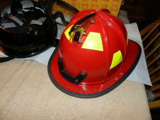 Morning Pride Traditional Red Fire Helmet Metal Eagle Head Hdobf00hr Honeywell