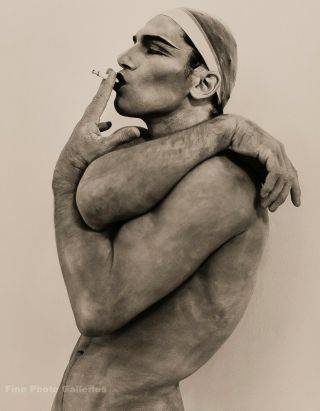 1989 Vintage Vladimir Male Nude By Herb Ritts Cirque Du Soleil Photo Art 12x16