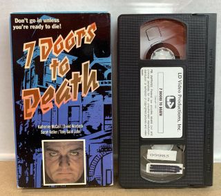7 Doors To Death Vhs Vintage Horror