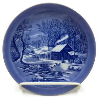 Currier And Ives A Home In The Wilderness Decorative Plate