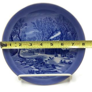 Currier and Ives A Home In The Wilderness Decorative Plate 2