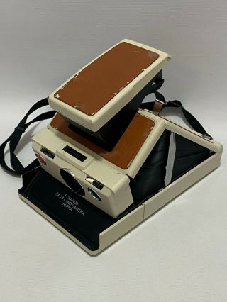 Polaroid Sx - 70 Alpha Brown Instant Vintage Folding Land Camera