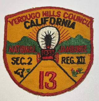 1953 National Jamboree Jsp Jcp Verdugo Hills Council Boy Scout Tb1