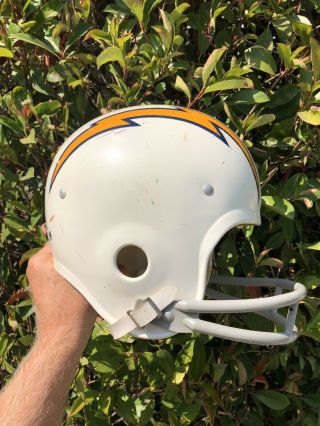 Vintage Rawlings HNFL San Diego Chargers Football Helmet Medium - FREESHIP 2
