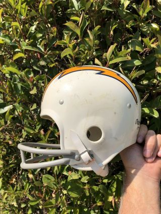 Vintage Rawlings HNFL San Diego Chargers Football Helmet Medium - FREESHIP 3