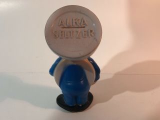 Vintage 1960s Speedy Alka - Seltzer Figural Advertising Mascot Toy Bank Doll 3