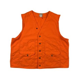 Vintage Filson Style 12 Orange Safety Hunting Vest Size 48 Made In Usa