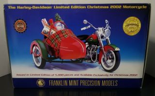 Franklin - Harley Davidson 2002 Christmas Motorcycle 1:10 Limited Edition