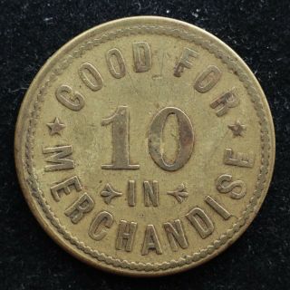 Kappys G2358 Good For 10 Cent Script Store Token Procter Coal Co Red Ash Ky