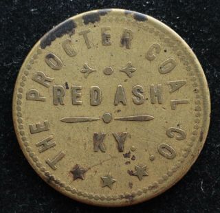KAPPYS G2358 GOOD FOR 10 CENT SCRIPT STORE TOKEN PROCTER COAL CO RED ASH KY 2