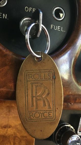 Vintage Rolls - Royce Key Ring