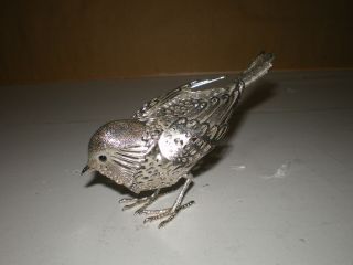 Christofle France Sparrow Bird Figurine Statue Lumiere D 