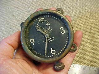 Pre Wwii Wwi? Usn Navy 8 Day Waltham Aircraft Airplane Clock