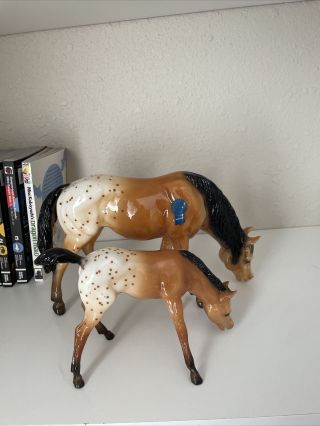 Breyer Vintage Club Clara And Mae Grazing Mare And Foal Lsq