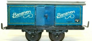 Vintage Rare Pre - War Karl Bub (kbn) " Bananen " 0 - Gauge Freight Car