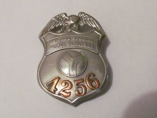 Chicago Special Police Patrolman 4256 Back Is Stamped C.  H.  Hanson Co.  Chicago