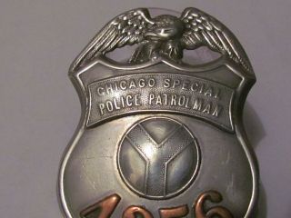 CHICAGO SPECIAL POLICE PATROLMAN 4256 BACK IS STAMPED C.  H.  HANSON CO.  Chicago 3