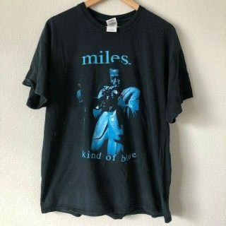 Vintage 2000 Miles Davis Kind Of Blue T - Shirt Jazz Men 