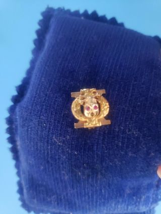Epsilon Phi Alpha Fraternity/sorority Pin 1931 Skull & Crossbones