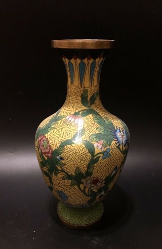 A Chinese Antique Cloisonne Bronze Vase