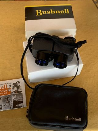 Vintage Bushnell Binocular Custom Compact 6x25 (10 - 6251) Small Knick On Dial