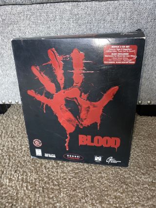 Blood Spill Some Dos Pc Cd Rom Gt Interactive Software 2 - Disc Vintage 1997