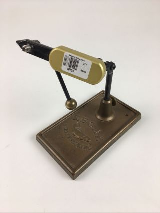 Vintage Regal Engineering Fly Tying Vise / Bronze Base / With Lure