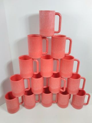 15 Salmon Pink Vintage Eagle Camp Mug Keco Thick Unbreakable Plastic Mugs