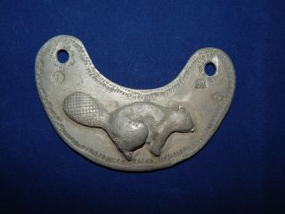 1804 North West & Co Fur Trade Gorget Pendant Beaver Xy & Wb Mark Estate Find