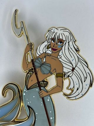 Disney Fantasy Kida Designer Mermaids Pin Le75 Atlantis The Lost Empire 3.  5”