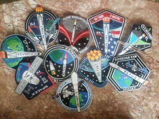 Spacex falcon 9.  And DRAGON 10 MISSION PATCH 2