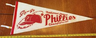Philadelphia Phillies Go - Go National League Champions 1964 Pennant 29 " {d161}