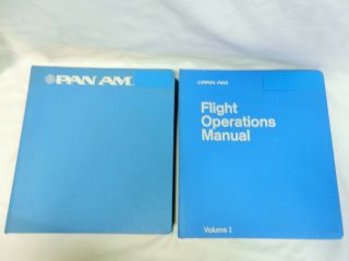Pan Am Flight Operations Manuals Vol 1 & 2