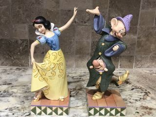 Jim Shore Disney Showcase Snow White & Dopey Dancing Partners 4031494