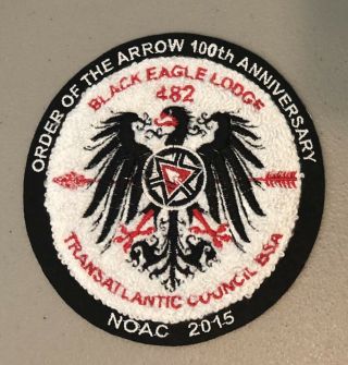 Black Eagle Lodge 482 2015 Noac Oa Centennial Anniversary Chenille Transatlantic