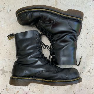 Vintage Dr.  Martens 1919 10 - Eye Steel Toe Safety Boots Mens 12