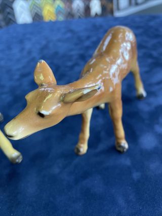 2 - Vintage Morton￼ Studios Deer - Fawn Figurines 2