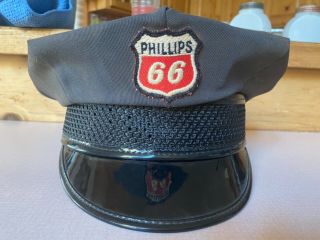 Vintage Phillips 66 Service Station Attendants Hat Cap.
