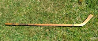 Vintage Wooden Salyerds Hockey Stick - One Piece